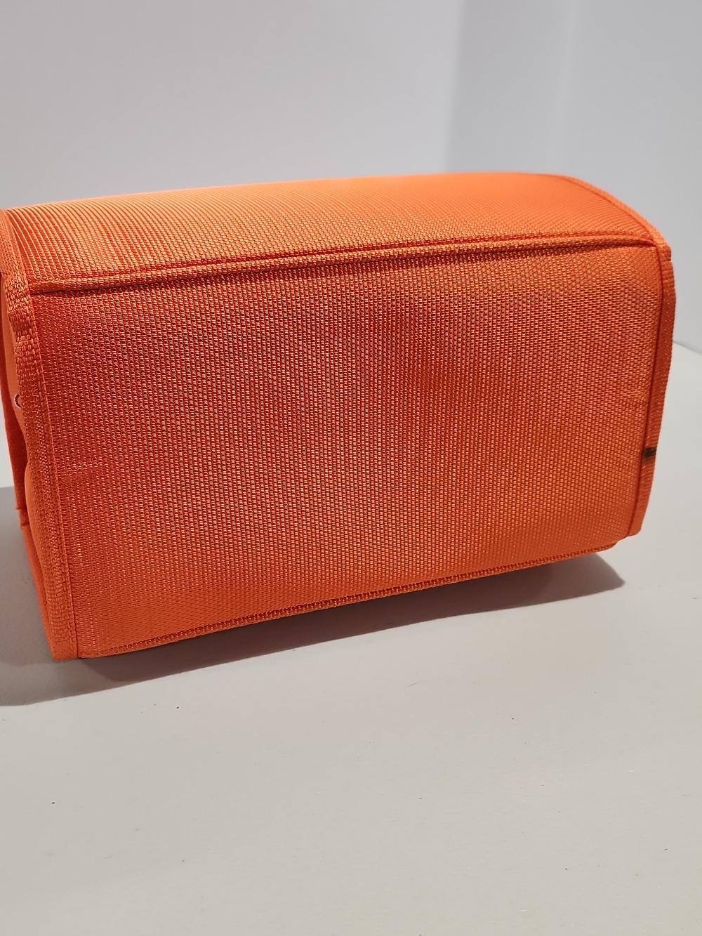 Joy Mangano Better Beauty Case BBC In Fire Bright Orange EUC - Picture 5 of 11